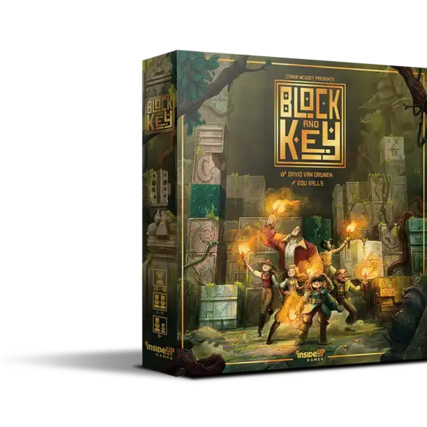 block and key board game