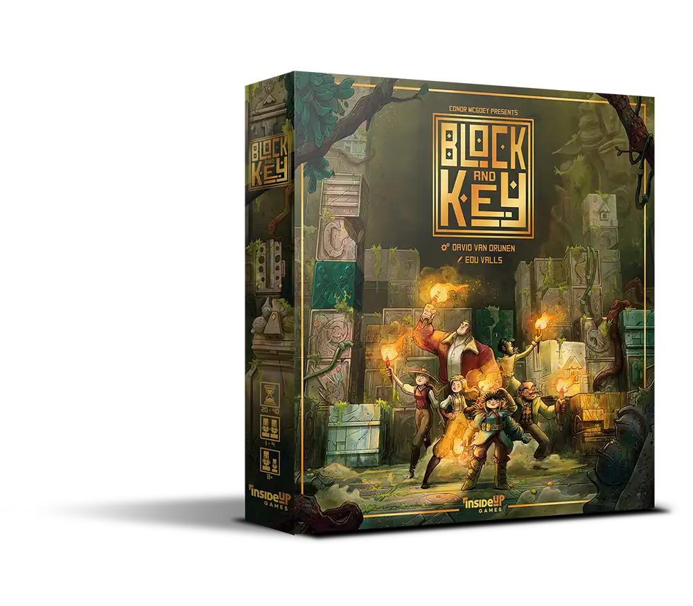 block and key board game